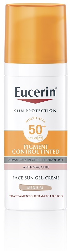 EUCERIN SUN PIGMENT CONTROL TINTED SPF50+ MEDIUM 50 ML - farmavitality.it