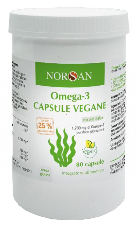 NORSAN OMEGA 3 VEGANO 80 CAPSULE - farmavitality.it