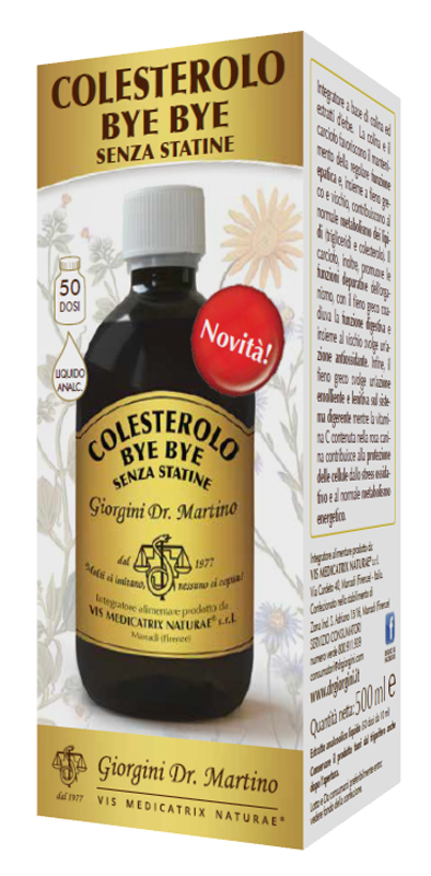 COLESTEROLO BYE BYE SENZA STATINE 500 ML - farmavitality.it