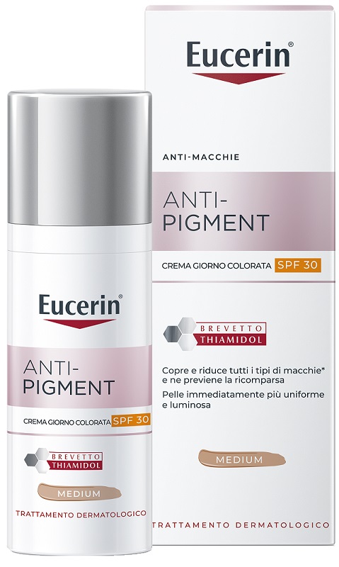 EUCERIN ANTI-PIGMENT GIORNO SPF30 COLORATO MEDIUM 50 ML - farmavitality.it