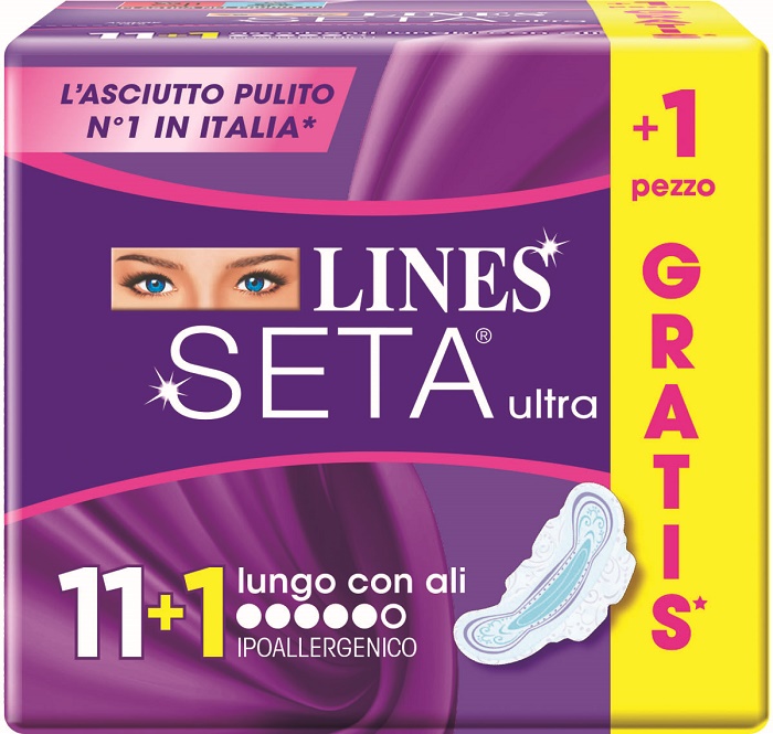 LINES SETA ULTRA LUNGO ALI CP 11+1 GRATIS - farmavitality.it