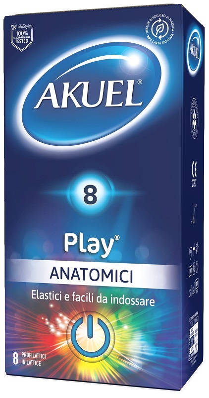 PROFILATTICO AKUEL PLAY ANATOMICO 8 PEZZI - farmavitality.it