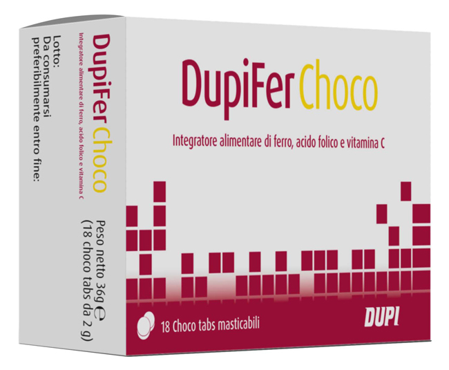 DUPIFER CHOCO 18 CHOCO TABS - farmavitality.it
