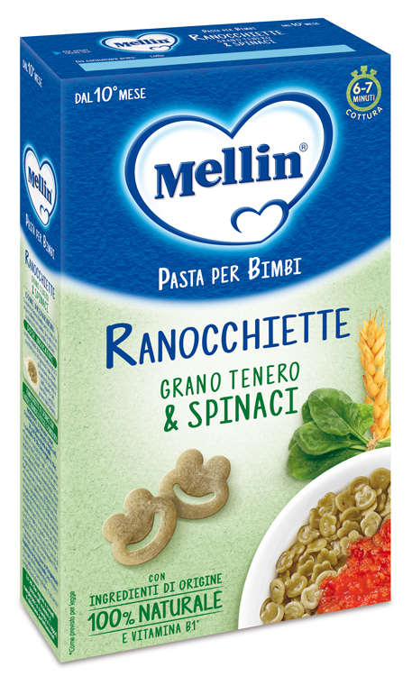 MELLIN RANOCCHIETTE CON SPINACI 280 G - farmavitality.it