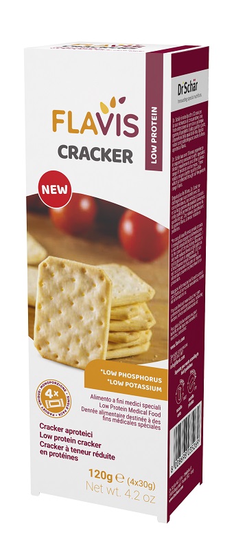 FLAVIS CRACKER APROTEICI 4 PORZIONI DA 30 G - farmavitality.it