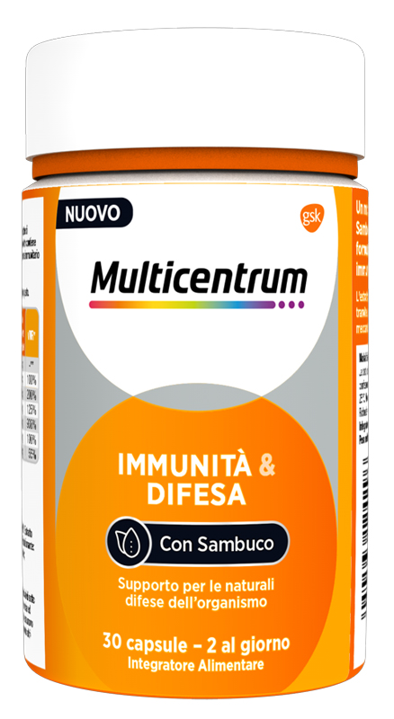 MULTICENTRUM IMMUNITA' & DIFESA 30 CAPSULE - farmavitality.it