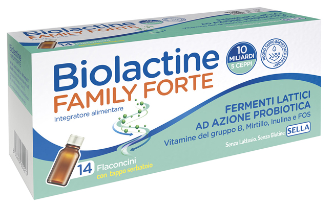 BIOLACTINE FAMILY FORTE 10 MILIARDI 14 FLACONCINI DA 9 ML - farmavitality.it