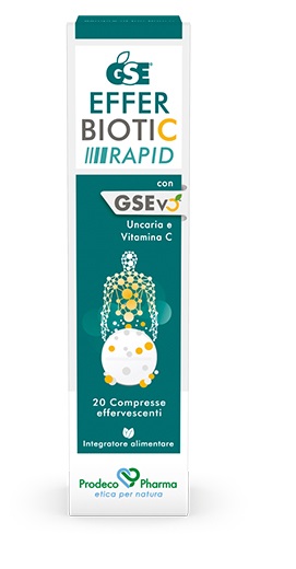 GSE EFFERBIOTIC RAPID 20 COMPRESSE - farmavitality.it