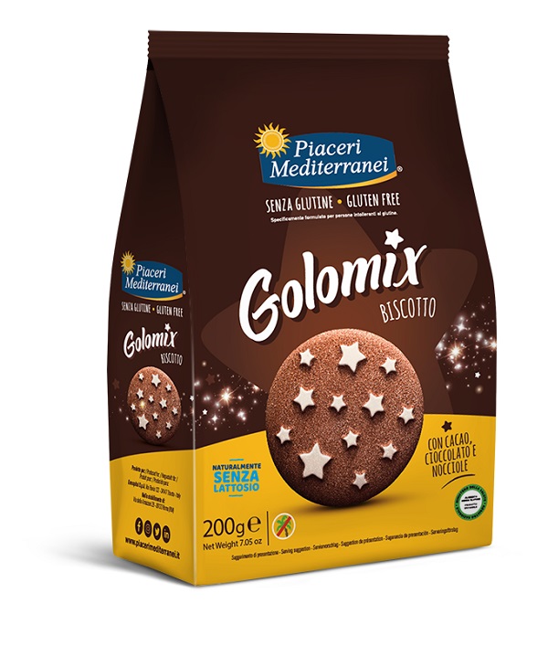 PIACERI MEDITERRANEI GOLOMIX BISCOTTO 200 G - farmavitality.it