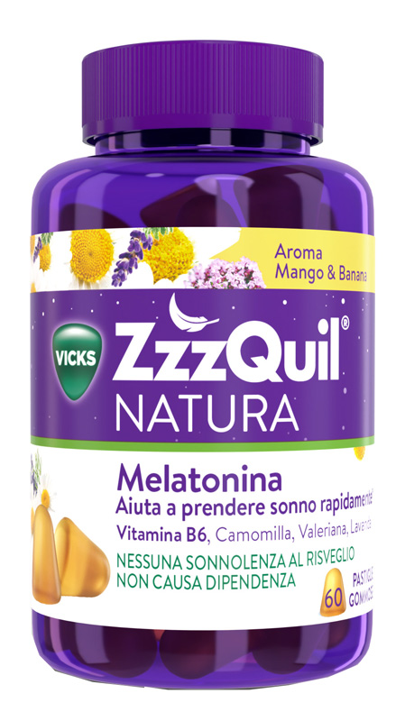 ZZZQUIL NATURA MANGO & BANANA 60 PASTIGLIE GOMMOSE - farmavitality.it