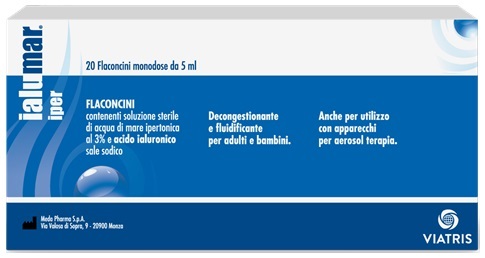 SOLUZIONE IPERTONICA 3% IALUMAR 20 FLACONCINI DA 5 ML TAGLIO PREZZO - farmavitality.it