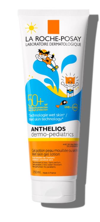 ANTHELIOS GEL PELLE BAGNATA BAMBINO 50+ 200 ML PAPERPACK - farmavitality.it