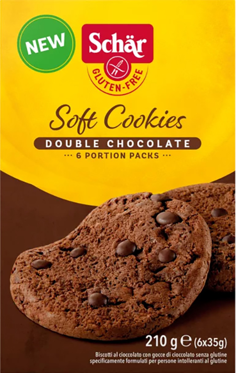 SCHAR SOFT COOKIE DOUBLE CHOCOLATE 210 G - farmavitality.it