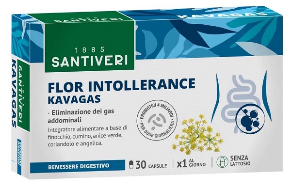 FLOR INTOLLERANCE KAVAGAS 30 CAPSULE - farmavitality.it