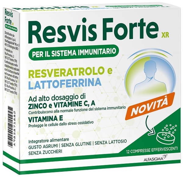 RESVIS FORTE XR 12 COMPRESSE EFFERVESCENTI - farmavitality.it