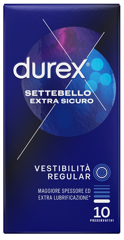 PROFILATTICO DUREX SETTEBELLO EXTRA SICURO 10 PEZZI - farmavitality.it
