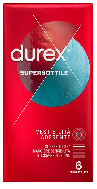 PROFILATTICO DUREX SUPERSOTTILE CLOSE FIT 6 PEZZI - farmavitality.it