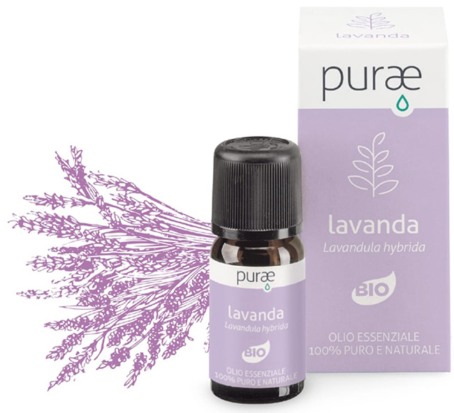 PURAE LAVANDA IBRIDA BIO OLIO ESSENZIALE 10 ML - farmavitality.it