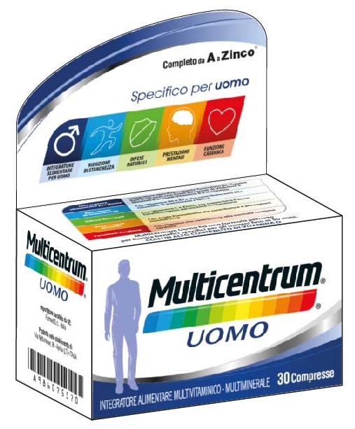 MULTICENTRUM UOMO 30 COMPRESSE - farmavitality.it