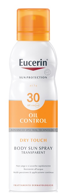 EUCERIN SUN SPRAY TOCCO SECCO SPF30 200 ML - farmavitality.it