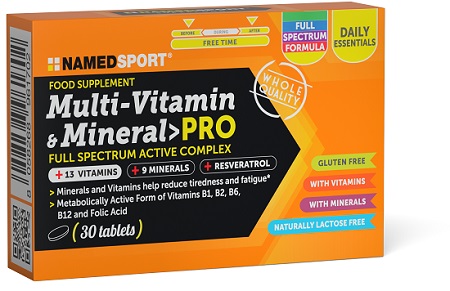 MULTI-VITAMIN&MINERAL PRO 30 COMPRESSE - farmavitality.it