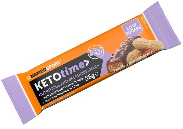 KETOTIME BAR ROASTED PEANUT 35 G - farmavitality.it