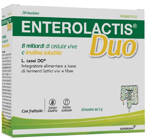 ENTEROLACTIS DUO INULINA 20 BUSTINE 5 G - farmavitality.it