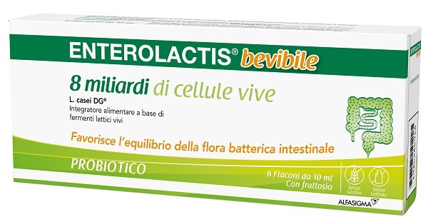 ENTEROLACTIS BEVIBILE 6 FLACONCINI X 10 ML - farmavitality.it