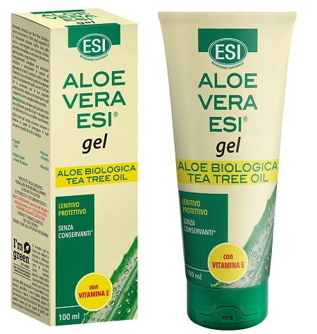 ESI ALOE VERA GEL TEA TREE CON VITAMINA E 100 ML - farmavitality.it