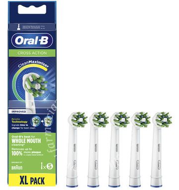 ORALB POWER REFILL EB50 CROSSACTION 5 PEZZI - farmavitality.it