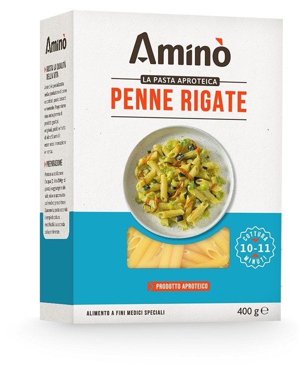 AMINO LA PASTA APROTEICA PENNE RIGATE 400 G - farmavitality.it