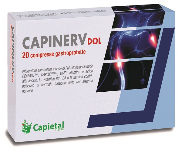 CAPINERV DOL 20 COMPRESSE GASTROPROTETTE - farmavitality.it