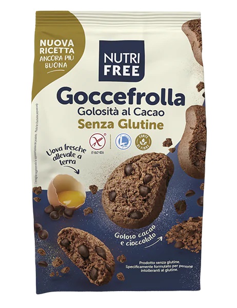 NUTRIFREE GOCCEFROLLA GOLOSITA' AL CACAO 300 G - farmavitality.it