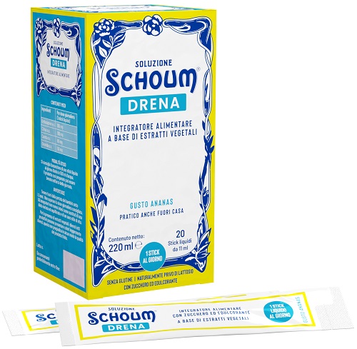 SOLUZIONE SCHOUM DRENA 20 STICK - farmavitality.it