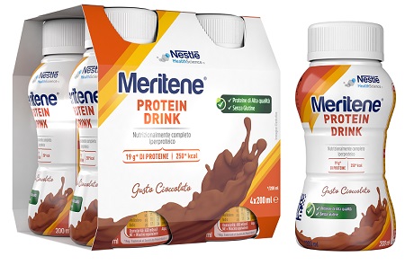 MERITENE DRINK CIOCCOLATO 4 PEZZI DA 200 ML - farmavitality.it