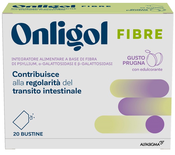 ONLIGOL FIBRE PRUGNA 20 BUSTINE - farmavitality.it