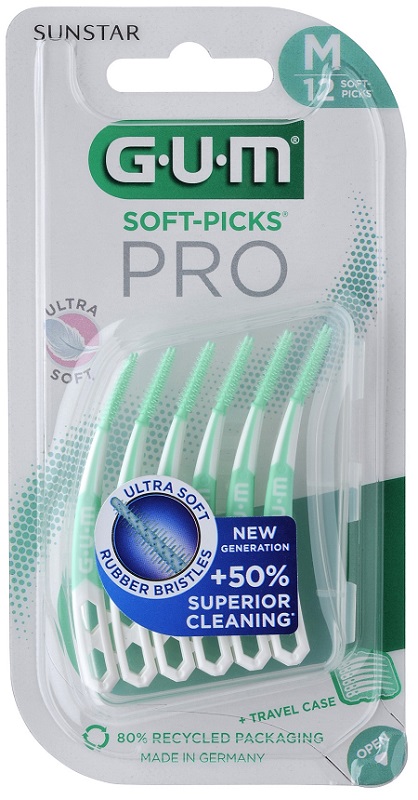 GUM SOFT PICK PRO MEDIUM 12 PEZZI - farmavitality.it