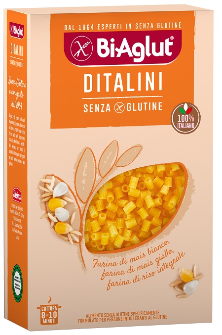 BIAGLUT PASTA SENZA GLUTINE DITALINI 400 G - farmavitality.it