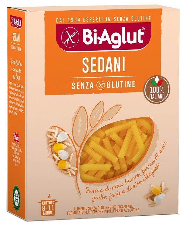 BIAGLUT PASTA SENZA GLUTINE SEDANI 400 G - farmavitality.it