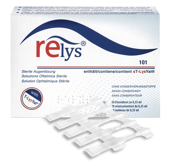 RELYS MONODOSE SOLUZIONE OFTALMICA 20 MINICONTENITORI DA 0,35 ML SENZA CONSERVANTI - farmavitality.it