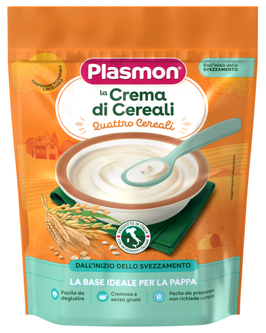 PLASMON CEREALI CREMA AI 4 CEREALI 200 G - farmavitality.it