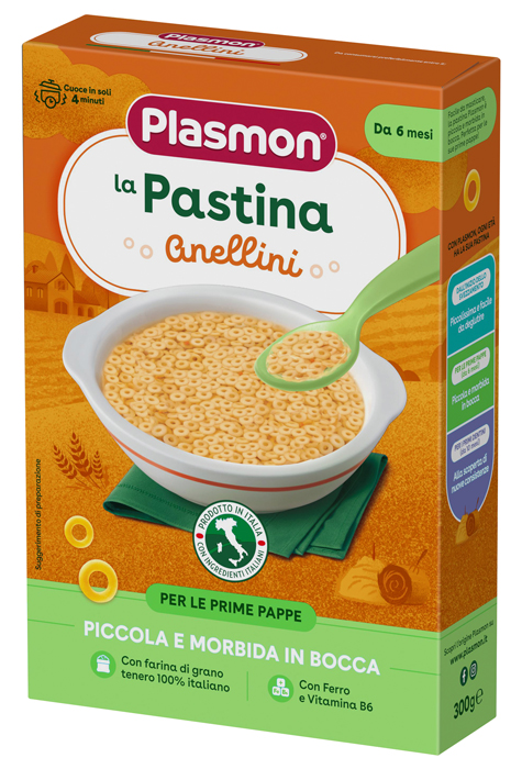 PLASMON PASTA ANELLINI 300 G - farmavitality.it