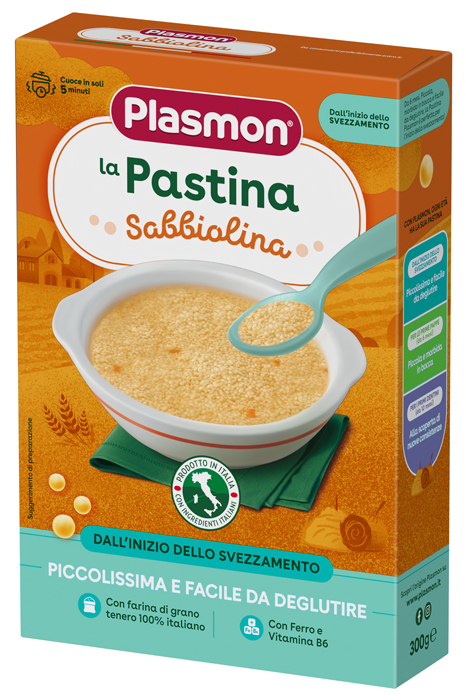 PLASMON PASTA SABBIOLINA 300 G - farmavitality.it