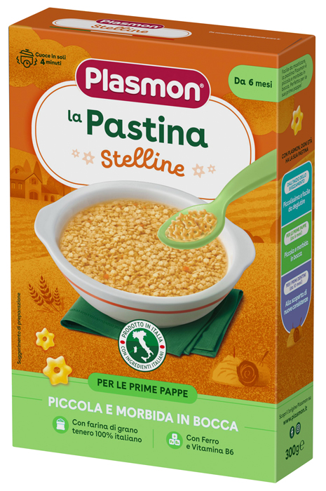PLASMON PASTA STELLINE 300 G - farmavitality.it