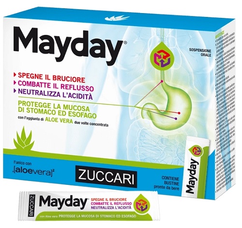 MAYDAY SOSPENSIONE PER USO ORALE ALLA MENTA 12 BUSTINE 10 ML - farmavitality.it