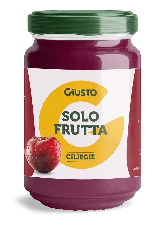 GIUSTO SOLO FRUTTA CONFETTURA CILIEGIE 220 G - farmavitality.it