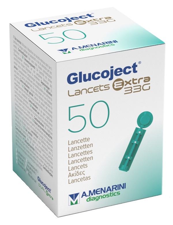 LANCETTA PUNGIDITO GLUCOJECT EXTRA GAUGE 33 50 PEZZI - farmavitality.it