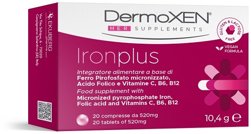 DERMOXEN IRONPLUS 20 COMPRESSE - farmavitality.it