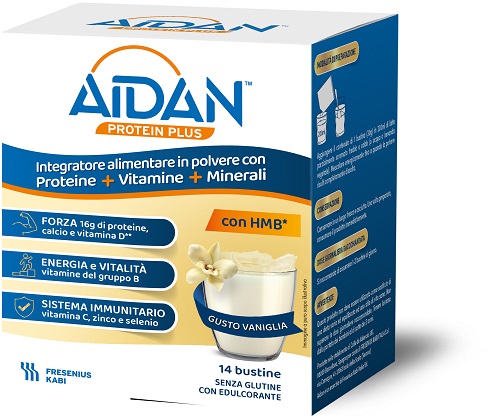AIDAN PROTEIN PLUS VANIGLIA 14 BUSTINE - farmavitality.it