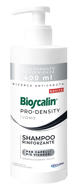 BIOSCALIN PRO DENSITY UOMO SHAMPOO RINFORZANTE 400 ML - farmavitality.it